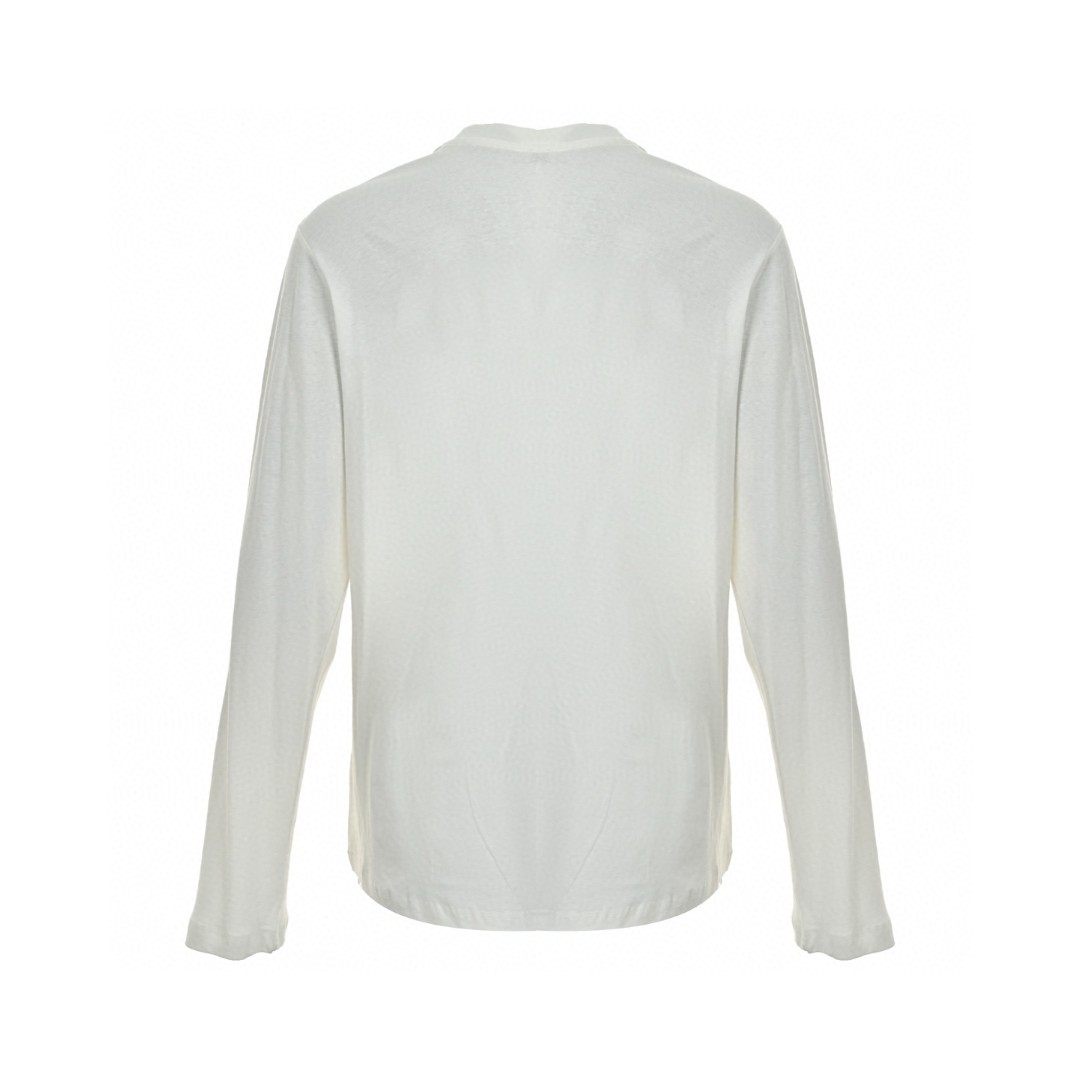 Acne Studios 口袋小标字母印花T恤 打底衫 长袖 白色 黑色 A5 CL0415-183