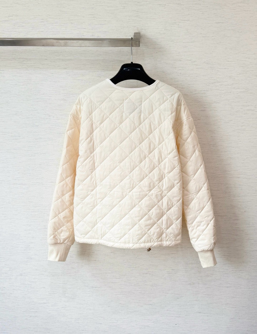 PRADA 普拉达 菱格三角标棉服外套 夹克 长袖 白色 C0