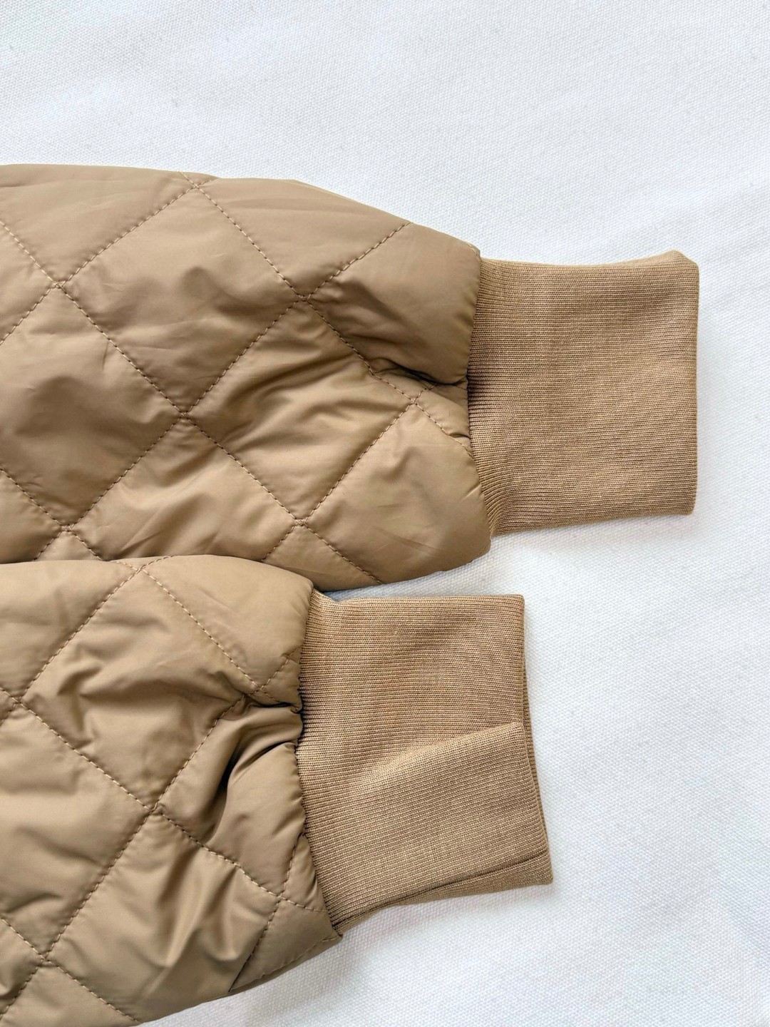 PRADA 普拉达 菱格三角标棉服外套 夹克 长袖 卡其色 C0 292167-1WQ9-F0594-S-OOO