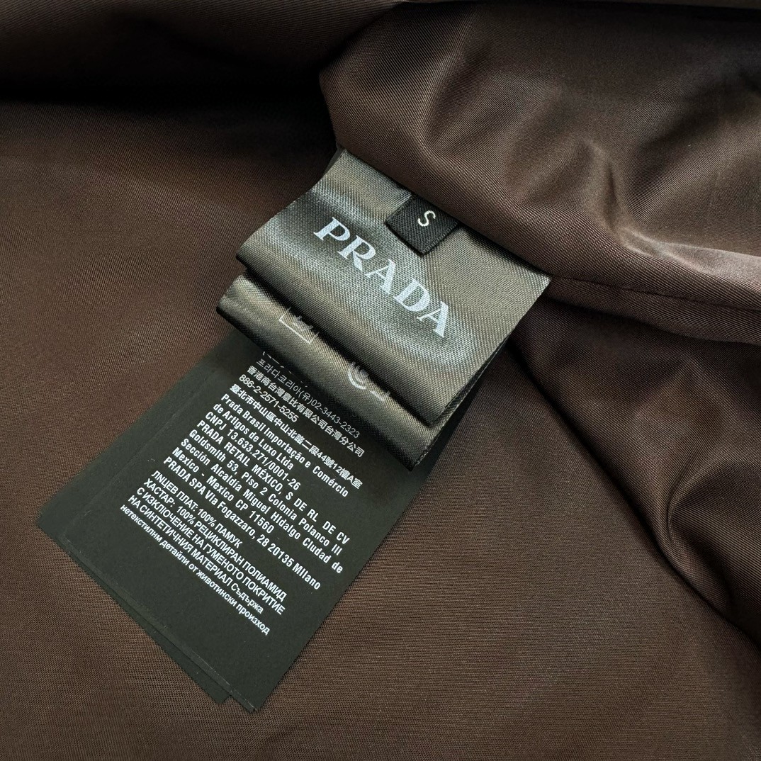 PRADA 普拉达 灯芯绒衬衫 外套 长袖 麦黄色 黑色 C0 SC798-144R-F0346-S-OOO