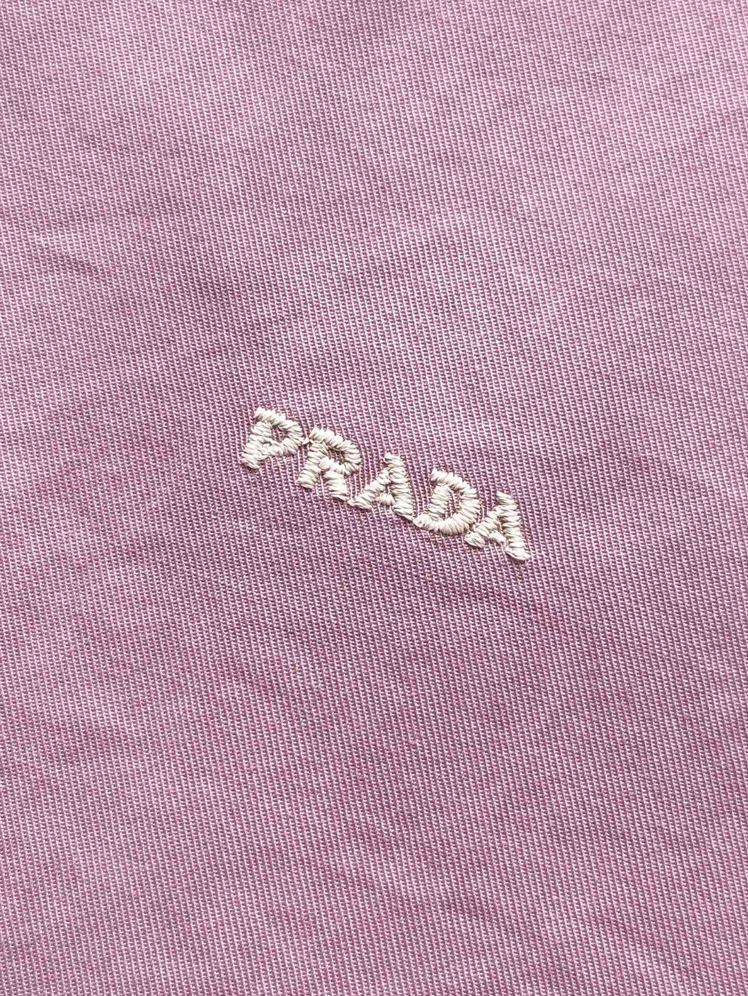 PRADA 普拉达 三哈灵顿拉链夹克 外套 长袖 蓝色 粉色 C0 292318-1716-F0M10-S-OOO