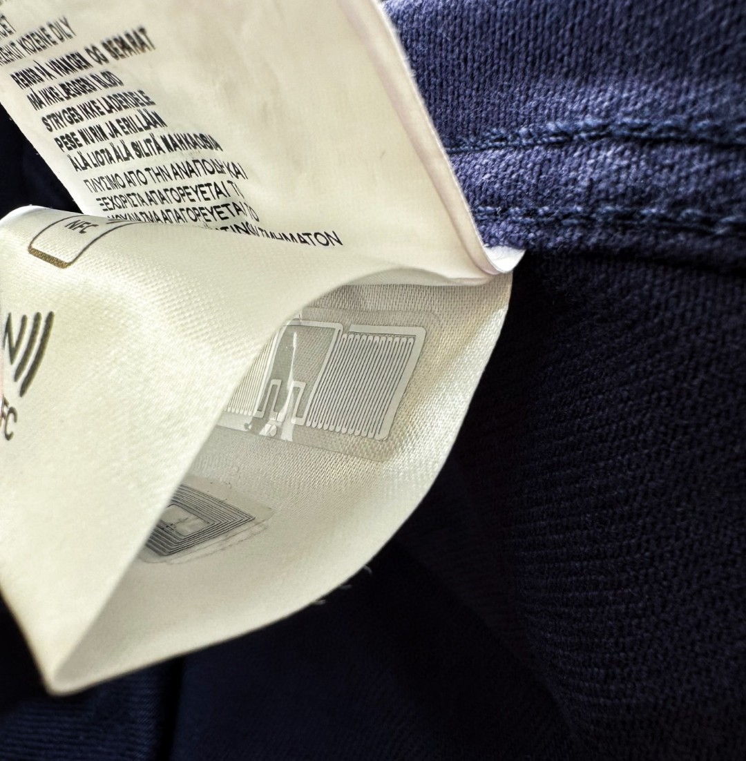 PRADA 普拉达 三角标做旧连帽牛仔外套 夹克 长袖 蓝色 C0 GEC108-16HE-F0V41-S-OOO