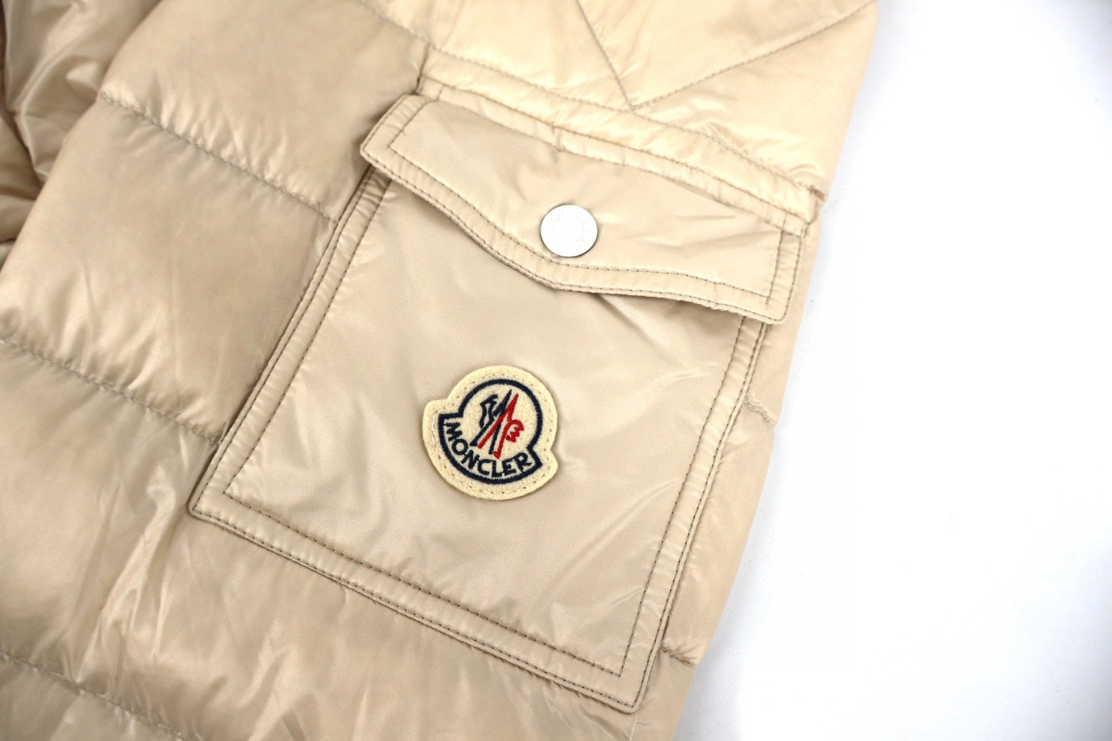 Moncler 蒙口 1952 轻薄羽绒服 保暖 外套 夹克 米色 E0 