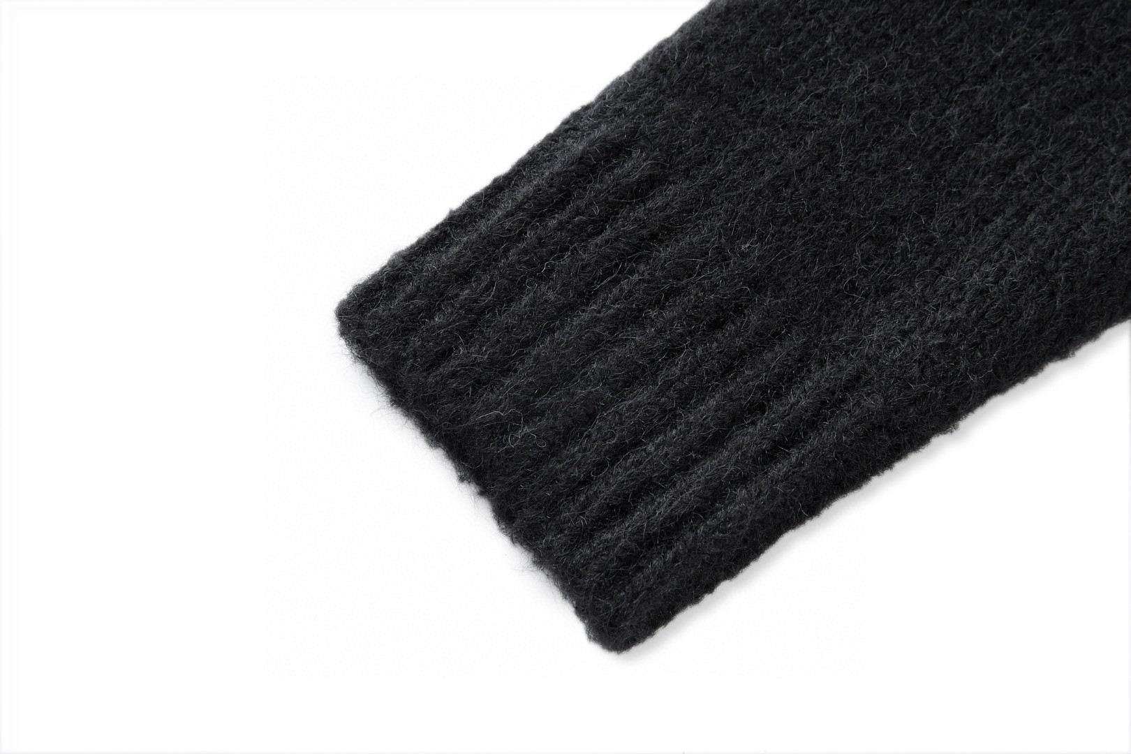 LOUIS VUITTON 路易威登 嵌花标识针织羊毛开衫 针织衫 毛衣 外套 黑色 B0 1AJBXP