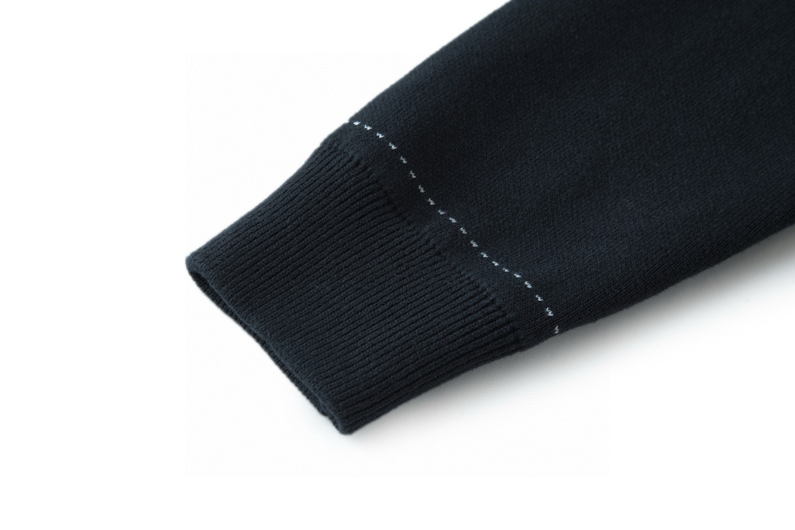 LOUIS VUITTON 路易威登 嵌花针织拉链连帽外套 夹克 毛衣 长袖 蓝色 C0 1AIWER