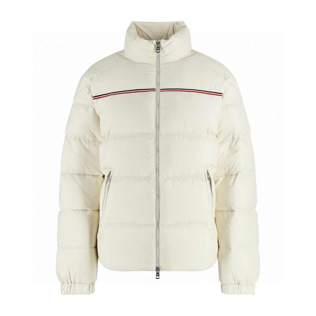 Moncler 蒙口 三色织带羽绒服 保暖 外套 白色 E0 K20911A00017597YW034