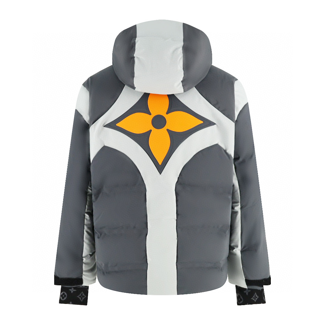 LOUIS VUITTON 路易威登 SKI滑雪系列 机能棉服 保暖 夹克 外套 灰色 I0 1AGIQ4