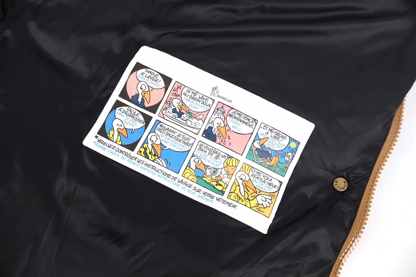 Moncler 蒙口 羊羔毛毛领羽绒服 保暖 外套 女款 驼米色 E0 K20931A00150539ZD226