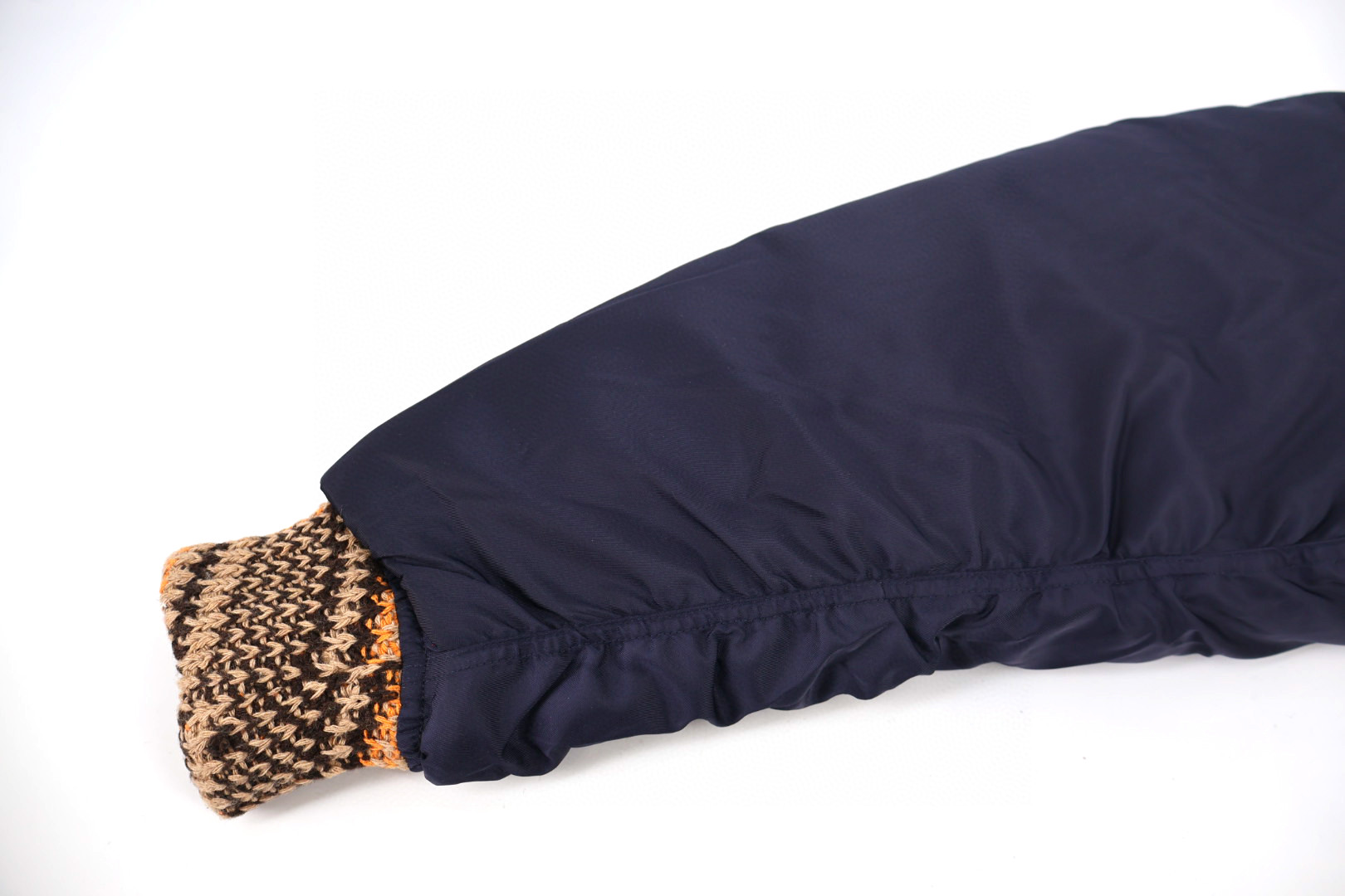 PRADA 普拉达 民族风尼龙飞行员夹克 棒球服 棉服 外套 长袖 蓝色 C5 SGB895-1WQ8-F0ABM-S-212