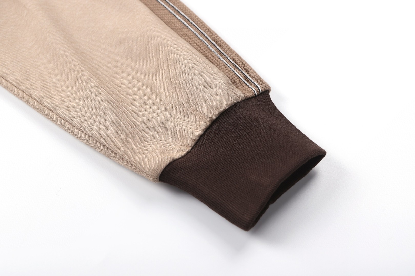 MIU MIU 缪缪 平纹针织拉链运动衫 外套 夹克 长袖 卡其色 B5 MJL980-17I5-F0770-S-OOO