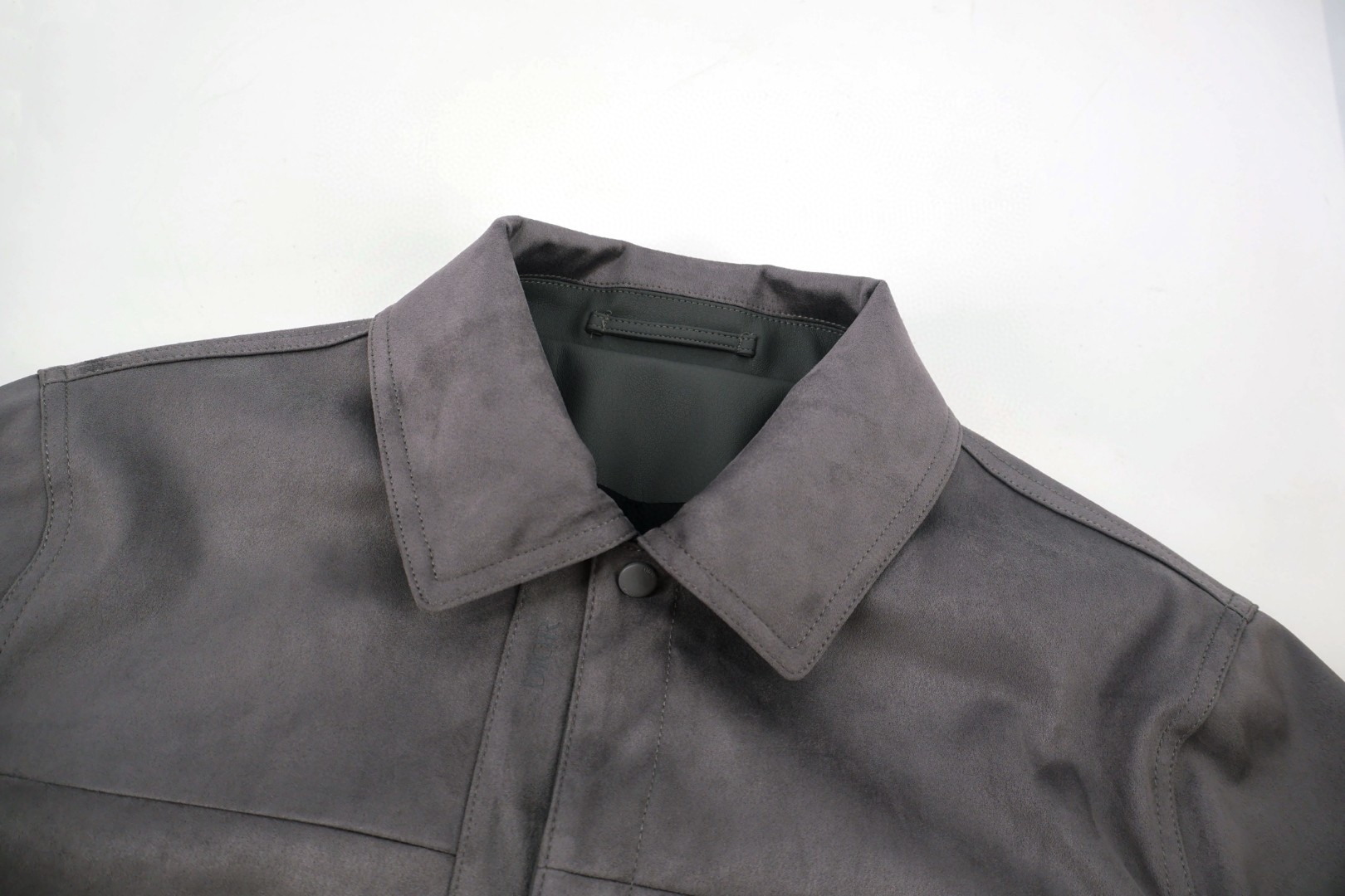 DIOR 迪奥 织带麂皮夹克 外套 长袖 灰色 C0 493L421B0764-C840