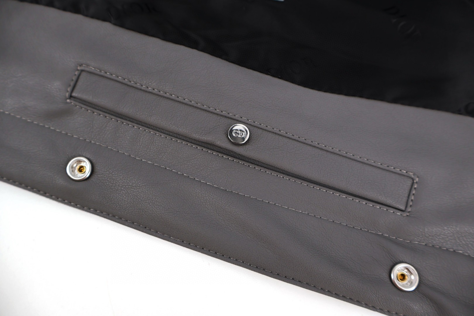 DIOR 迪奥 织带麂皮夹克 外套 长袖 灰色 C0 493L421B0764-C840