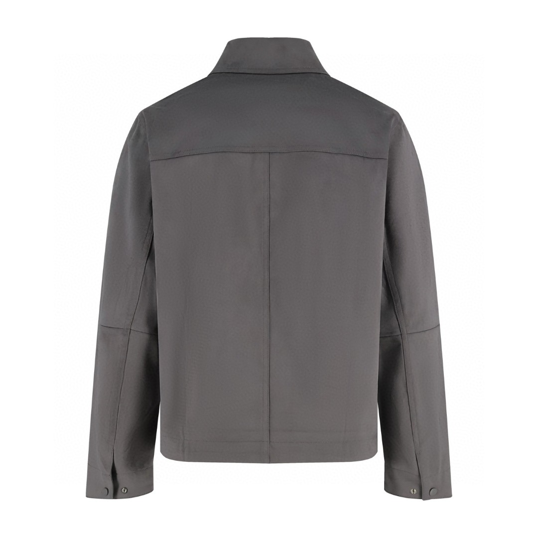 DIOR 迪奥 织带麂皮夹克 外套 长袖 灰色 C0 493L421B0764-C840