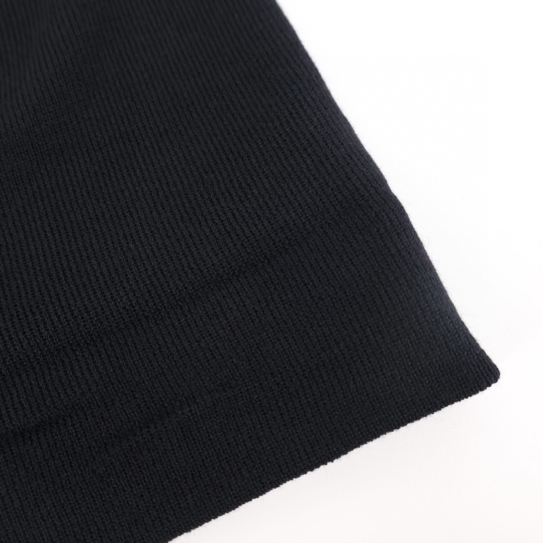 Balenciaga 巴黎世家 徽标羊毛冷帽 绒线帽 帽子 黑色 A5 822858484B01000