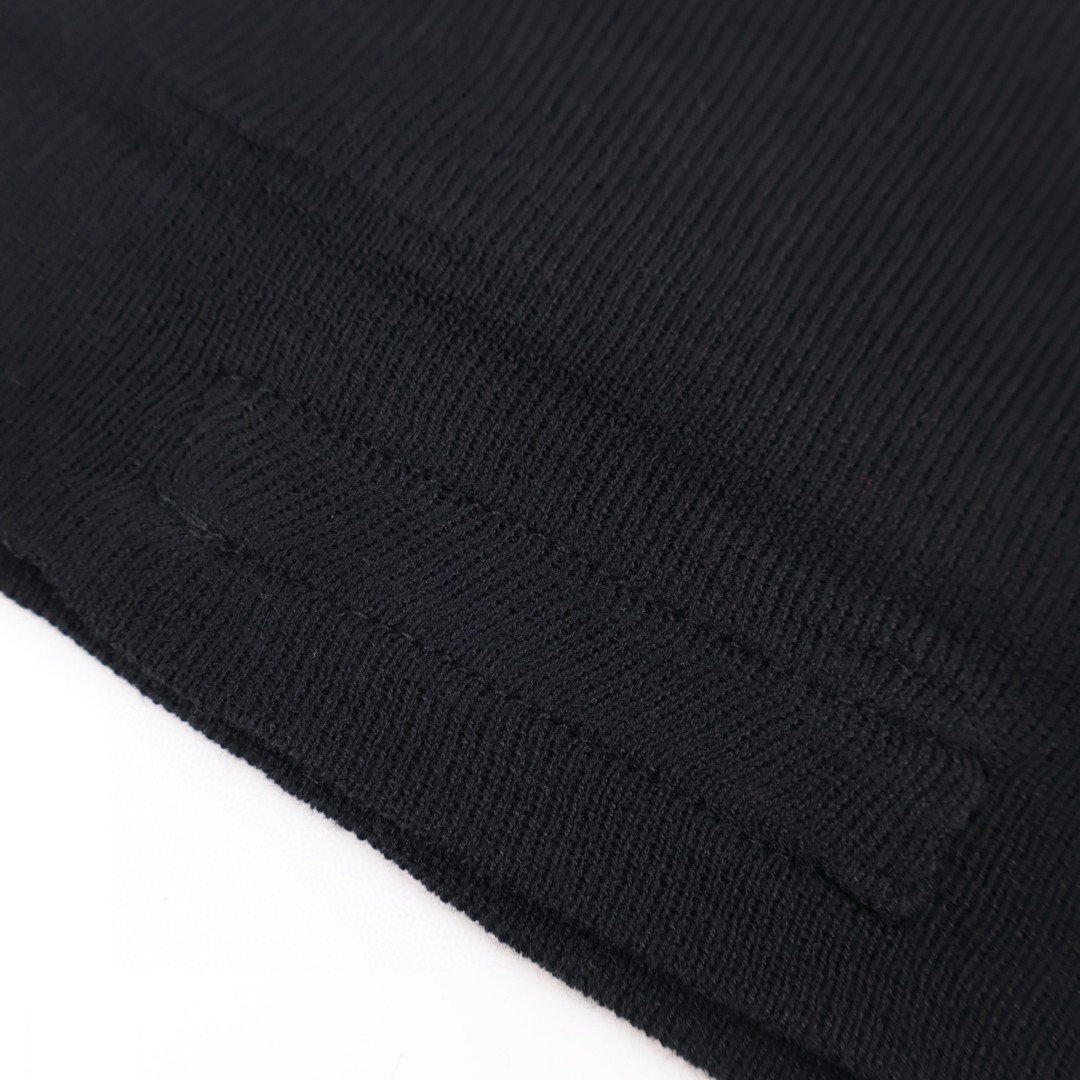 Balenciaga 巴黎世家 徽标羊毛冷帽 绒线帽 帽子 黑色 A5 822858484B01000