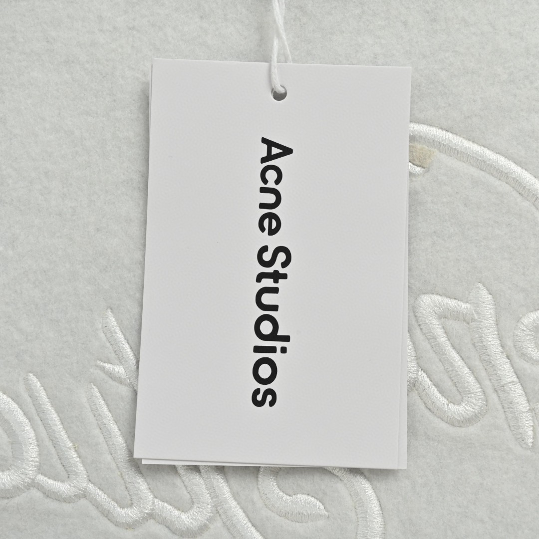 Acne Studios 后背立体刺绣logo拉链夹克 外套 卫衣 长袖 灰色 B0 CI0207-92H