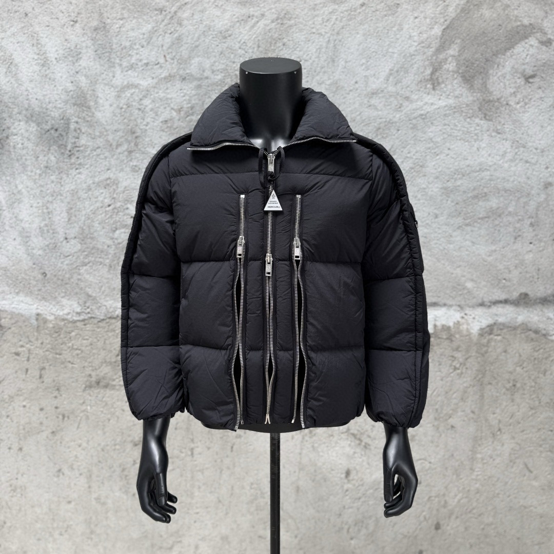 Moncler 蒙口 GENIUS 联名款双拉链羽绒服 保暖 外套 夹克 黑色 D5 J209T1A00011M5093999