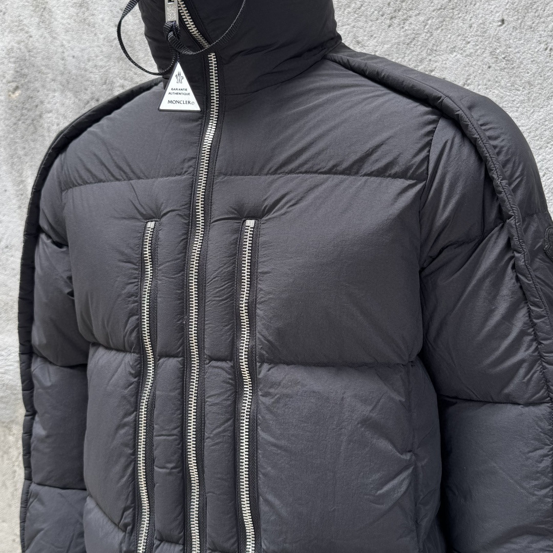 Moncler 蒙口 GENIUS 联名款双拉链羽绒服 保暖 外套 夹克 黑色 D5 J209T1A00011M5093999