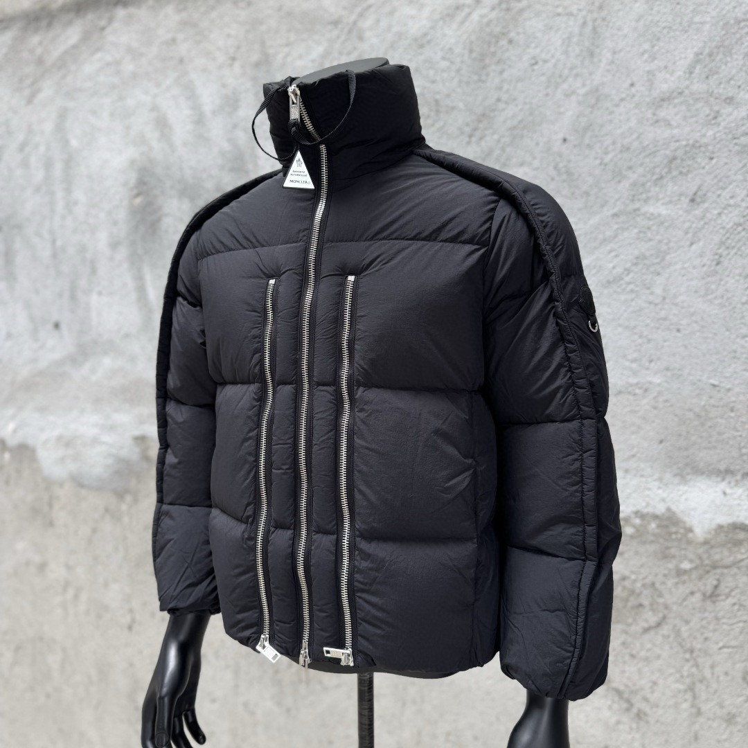 Moncler 蒙口 GENIUS 联名款双拉链羽绒服 保暖 外套 夹克 黑色 D5 J209T1A00011M5093999