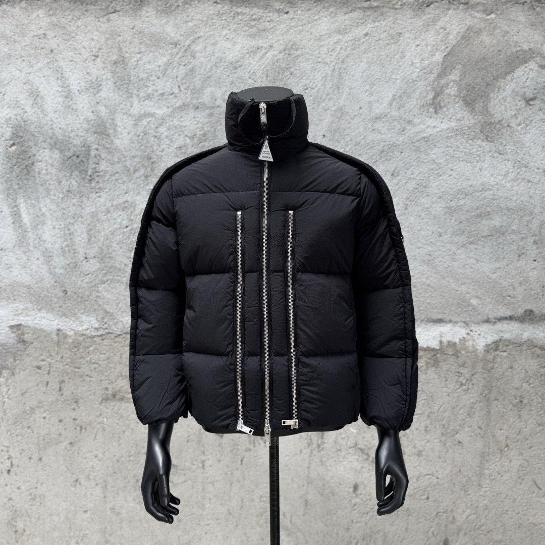Moncler 蒙口 GENIUS 联名款双拉链羽绒服 保暖 外套 夹克 黑色 D5 J209T1A00011M5093999
