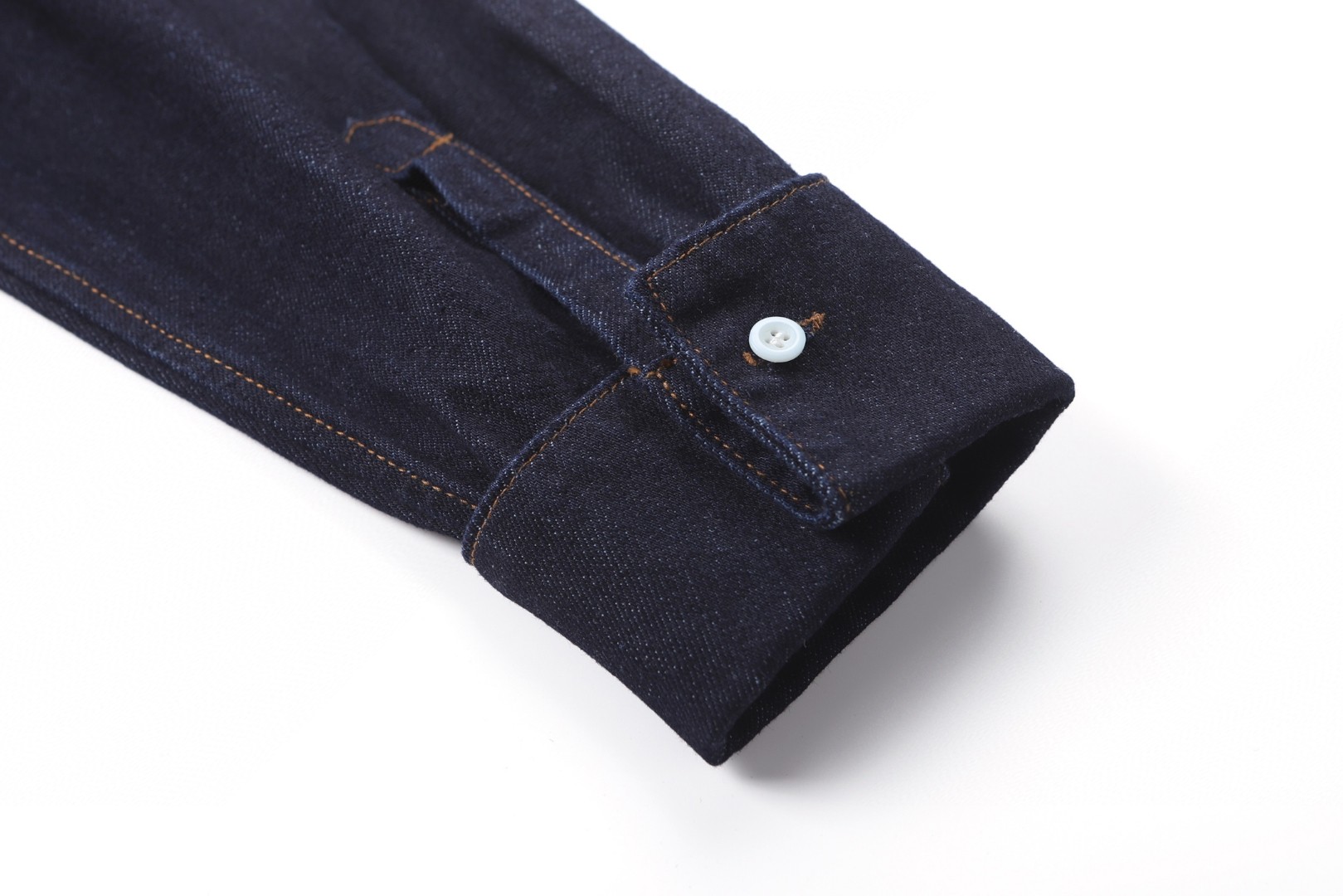 PRADA 普拉达 翻领宽松牛仔衬衫 外套 长袖 蓝色 B0