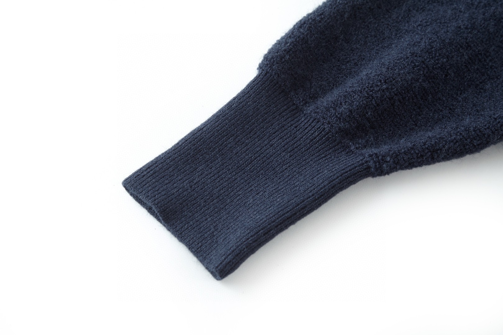 LOEWE 罗意威 刺绣小标羊毛针织拉链帽衫 卫衣 外套 长袖 蓝色 B0 H526Y16KAT-5110