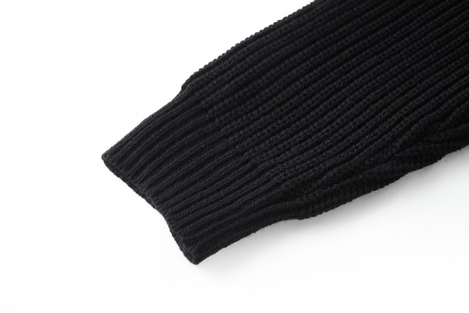 CELINE 赛琳 标识刺绣针织拉链帽衫 毛衣 卫衣 长袖 黑色 B0 RY0JF0ZTQ-38NO