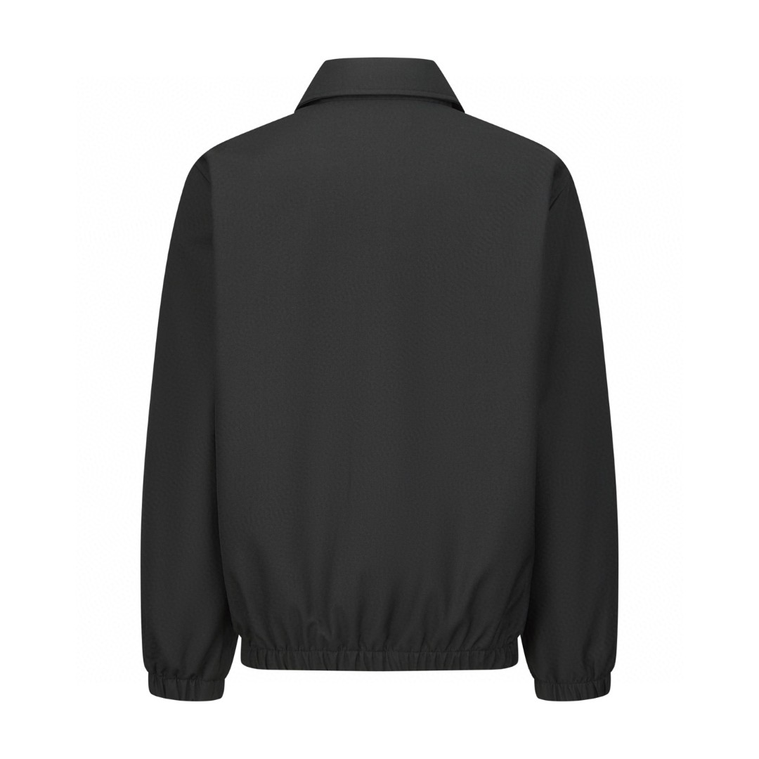 CELINE 赛琳 刺绣凯旋门干部夹克 外套 长袖 黑色 C0