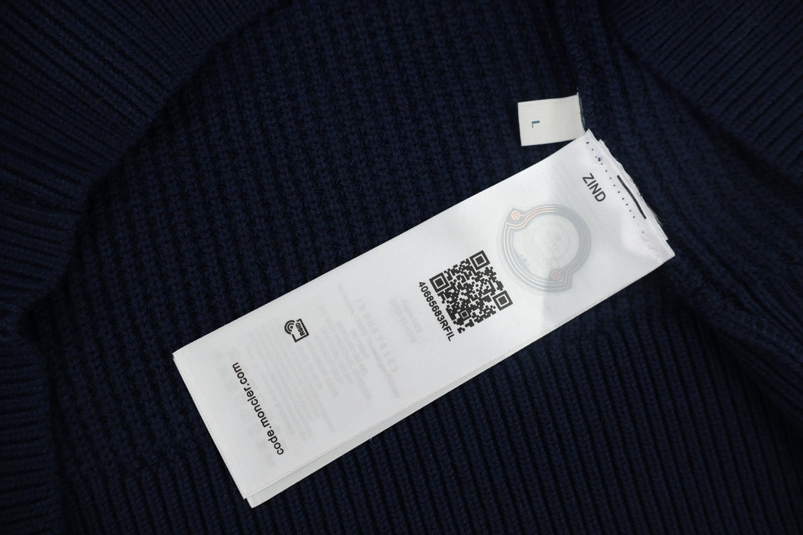 Moncler 蒙口 胸口袋针织毛衣 针织衫 秋冬 外套 蓝色 褐色 B0 J20919C00007M4281745