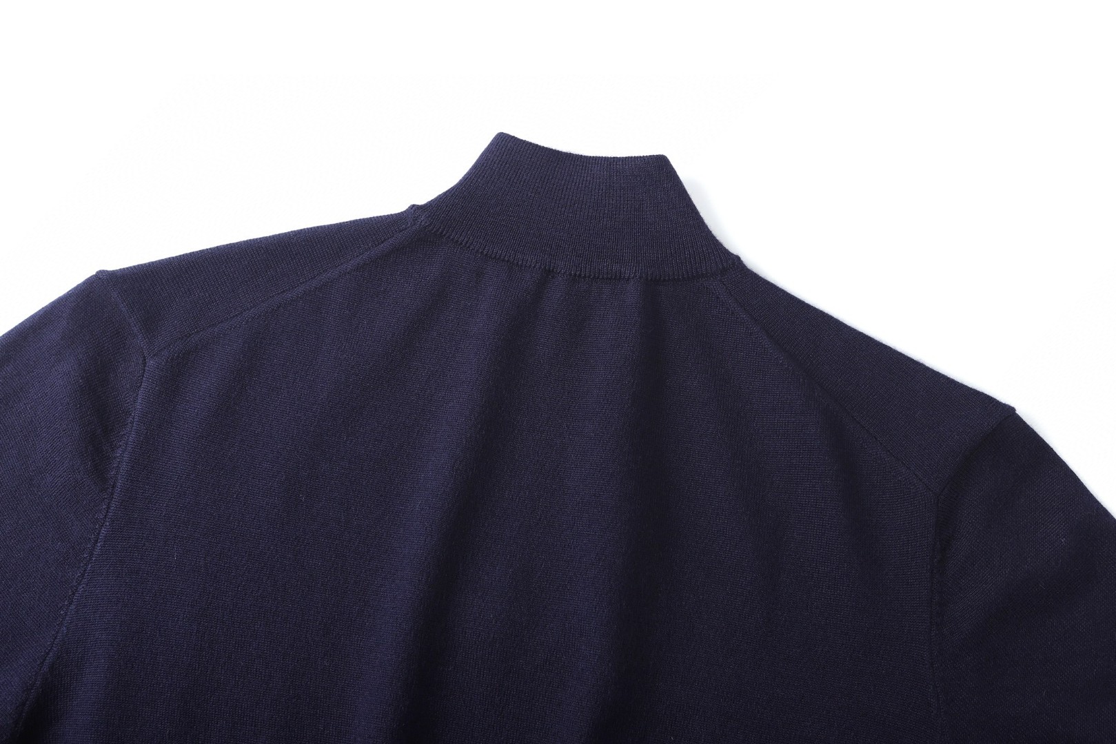 MIU MIU 缪缪 立领半拉链毛衣 针织衫 长袖 蓝色 B0 MMLB75-1748-F0008-S-OOO