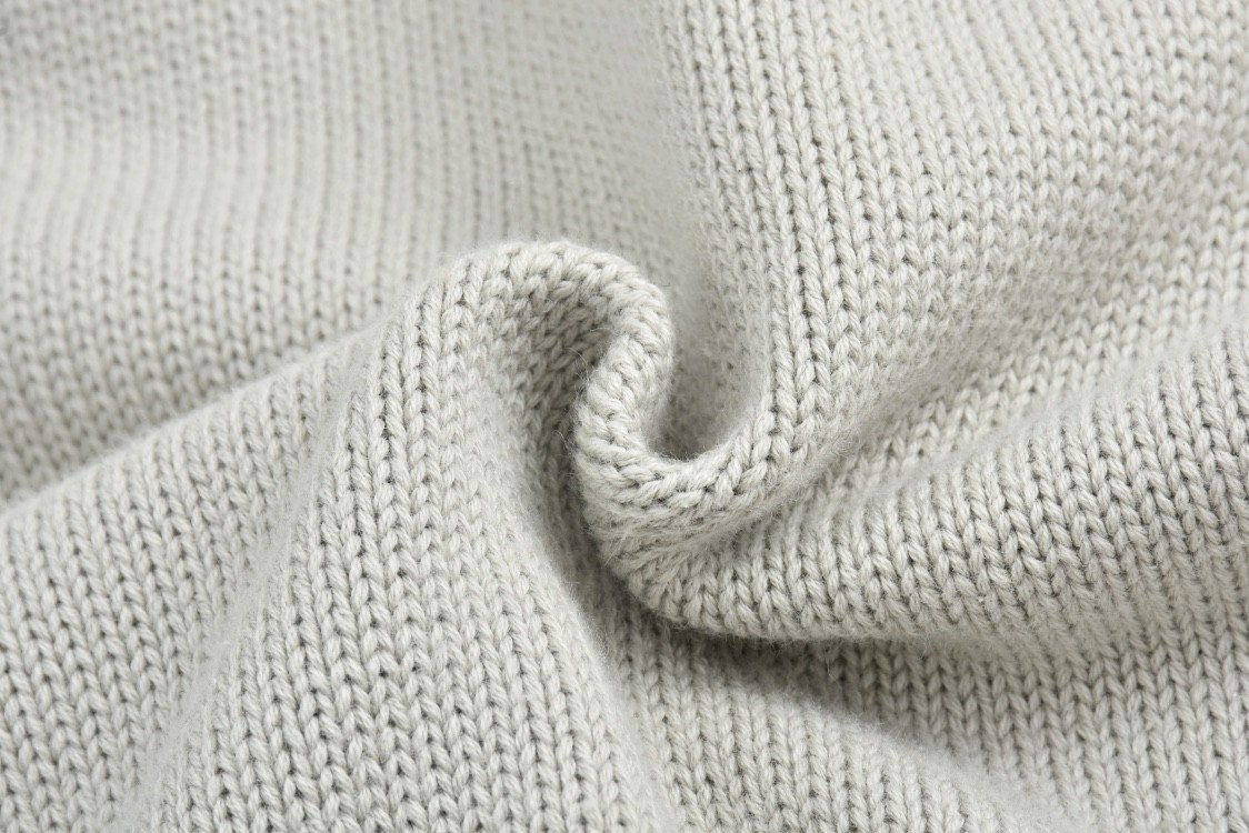 DIOR 迪奥 提花织带圆领毛衣 针织衫 长袖 灰色 黑色 B0 113M638AT187-880