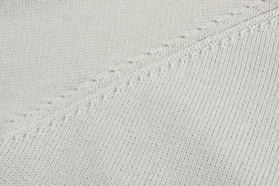 DIOR 迪奥 提花织带圆领毛衣 针织衫 长袖 灰色 黑色 B0 113M638AT187-880