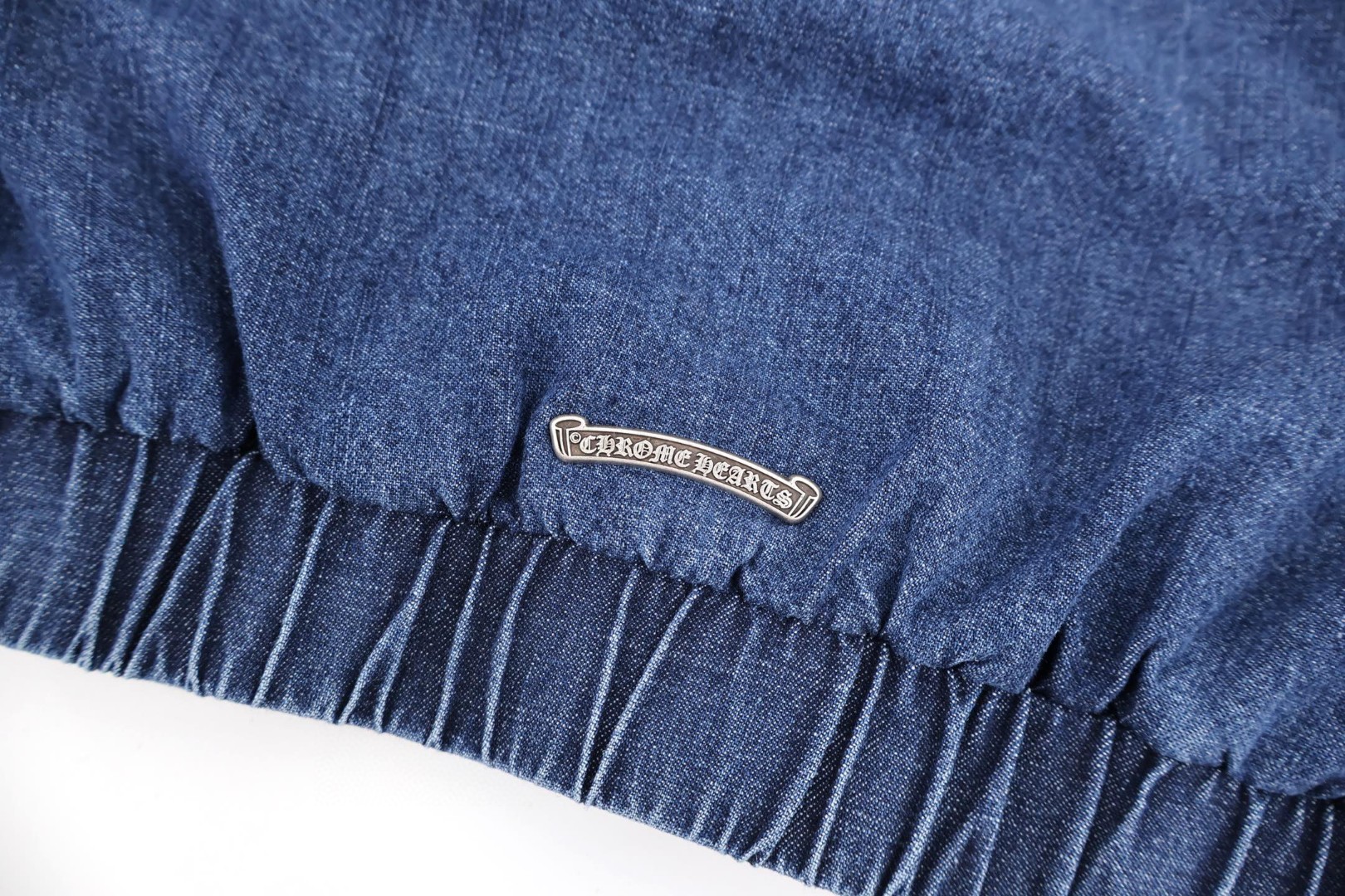 Chrome Hearts 克罗心 半拉链牛仔外套 连帽卫衣 夹克 长袖 蓝色 C5 71241143