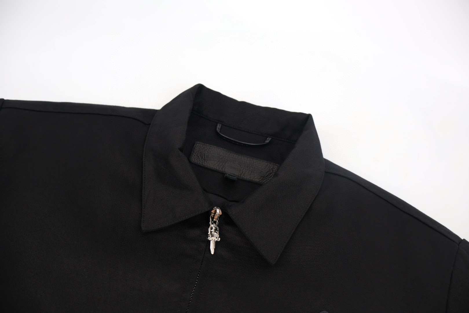 Chrome Hearts 克罗心 十字架贴皮棉服 夹克 外套 长袖 黑色 C5 