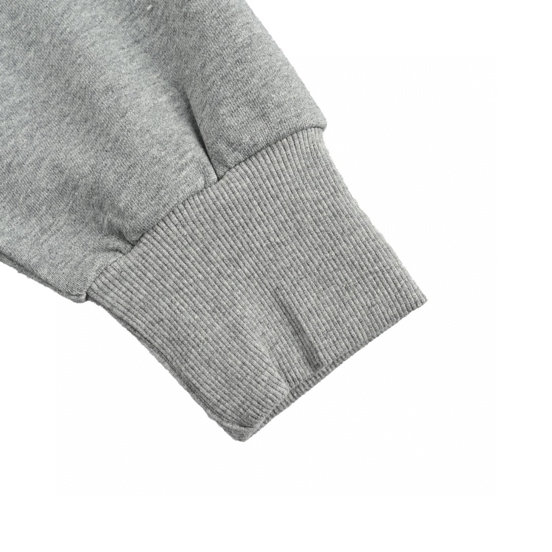 CELINE 赛琳 胸前植绒刺绣连帽卫衣 外套 长袖 灰色 B0 RY0KI345F-09SH