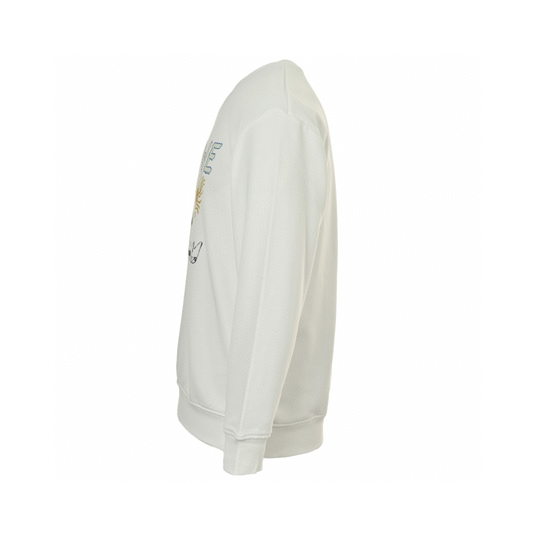 CELINE 赛琳 涂鸦绘画印花圆领卫衣 长袖 白色 黑色 A5