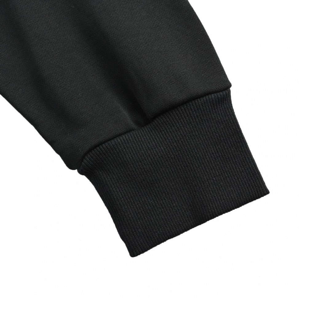 CELINE 赛琳 哥特字母刺绣拉链连帽卫衣 外套 长袖 黑色 白色 B0 RY09I670Q-38AW