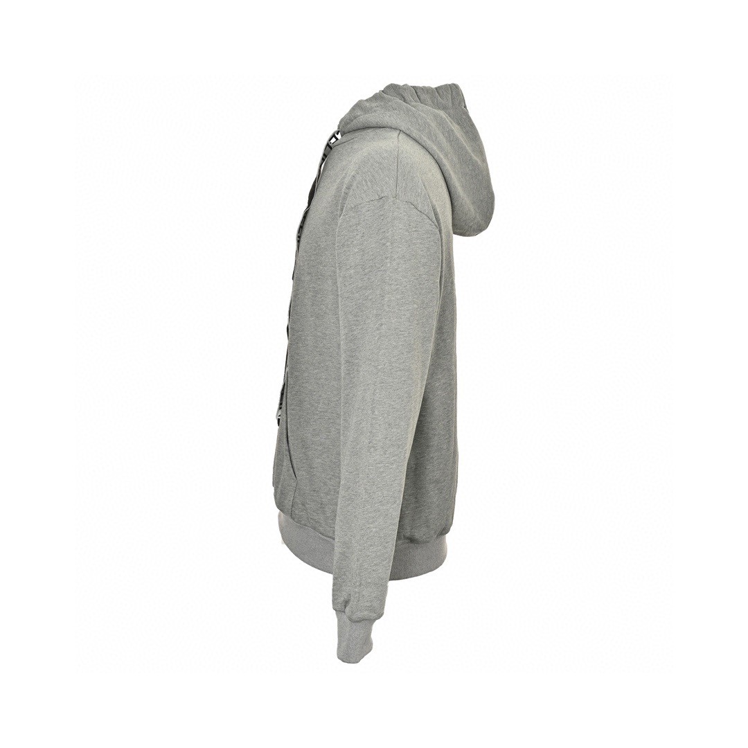 CELINE 赛琳 字母织带连帽卫衣 外套 长袖 灰色 黑色 B0 2Y468052H-08GC