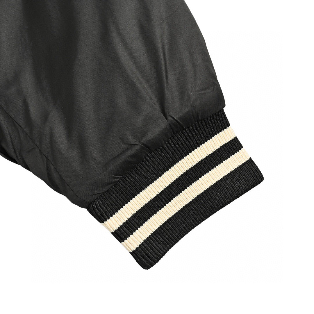 CELINE 赛琳 字母棒球服 棉服 夹克 外套 长袖 黑色 C0 2W22C227R-38NO