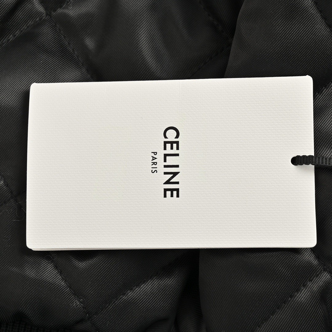 CELINE 赛琳 字母棒球服 棉服 夹克 外套 长袖 黑色 C0 2W22C227R-38NO