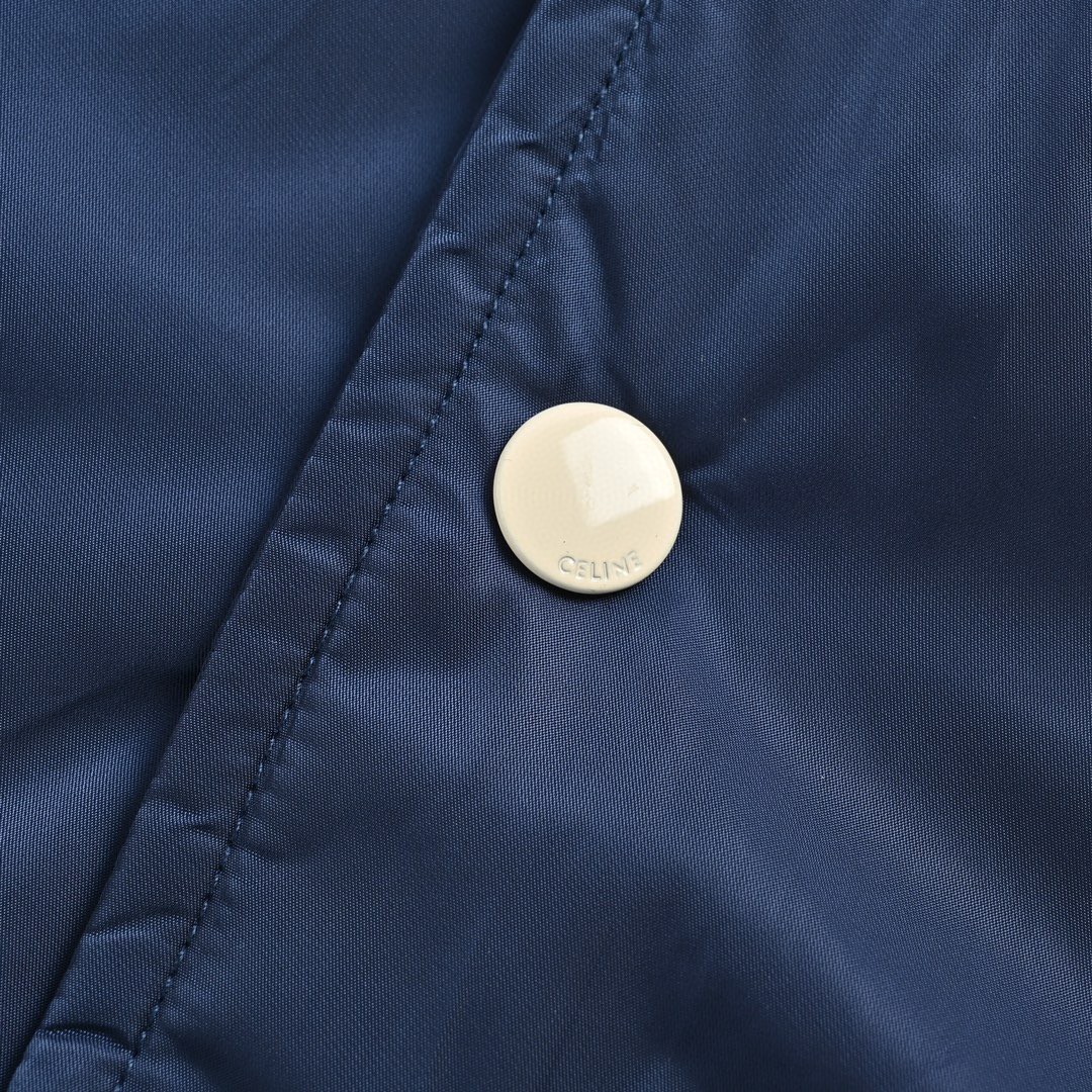 CELINE 赛琳 字母棒球服 棉服 夹克 外套 长袖 蓝色 C0 2W22C227R-07MR