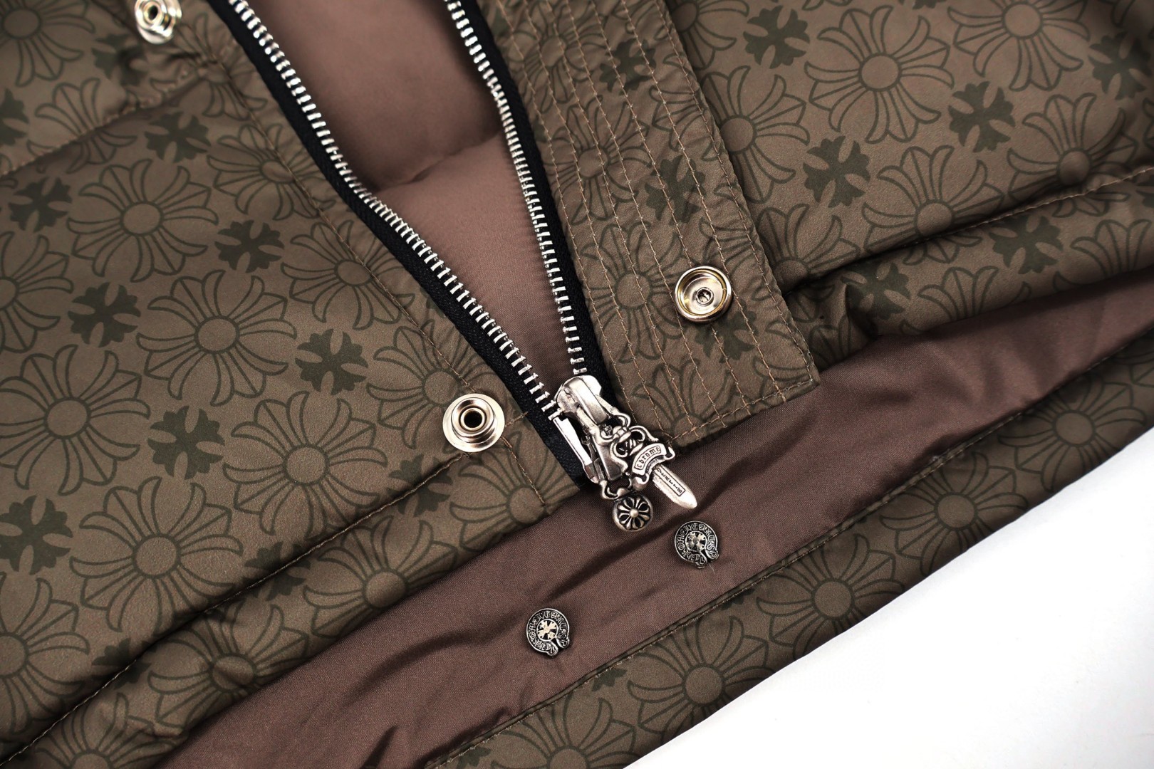 Chrome Hearts 克罗心 暗纹提花羽绒服 夹克 外套 保暖 长袖 E0