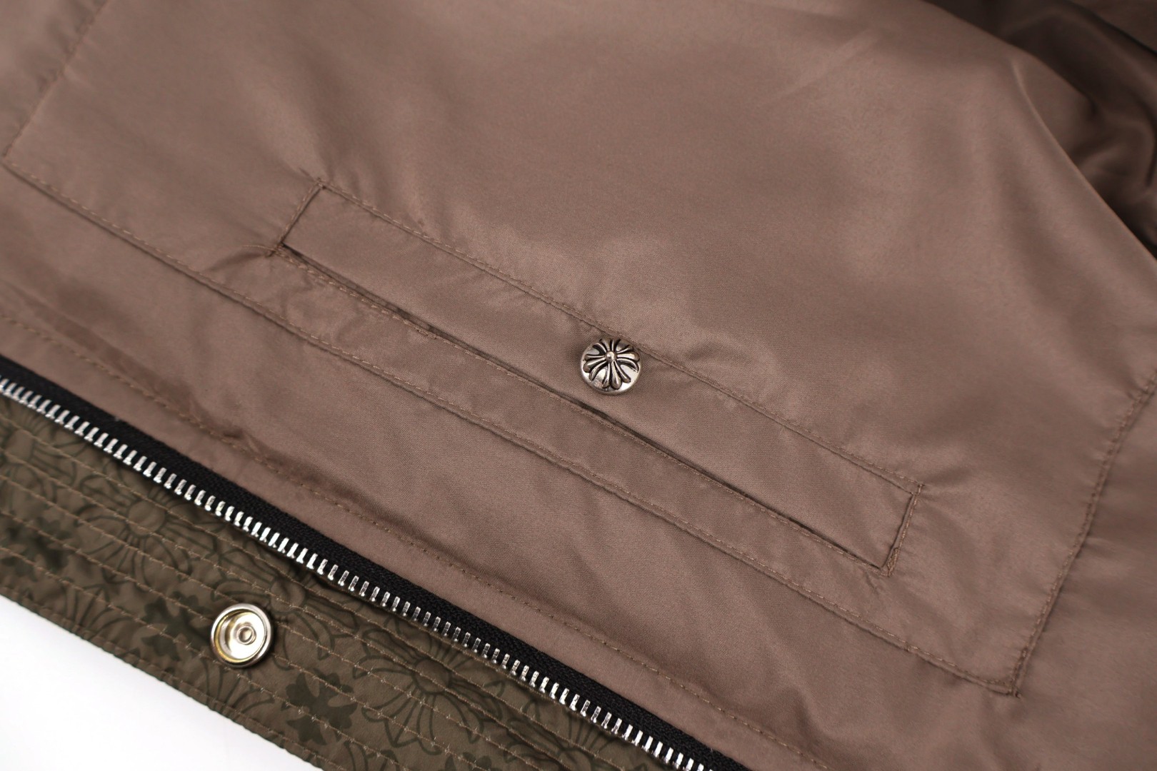 Chrome Hearts 克罗心 暗纹提花羽绒服 夹克 外套 保暖 长袖 E0