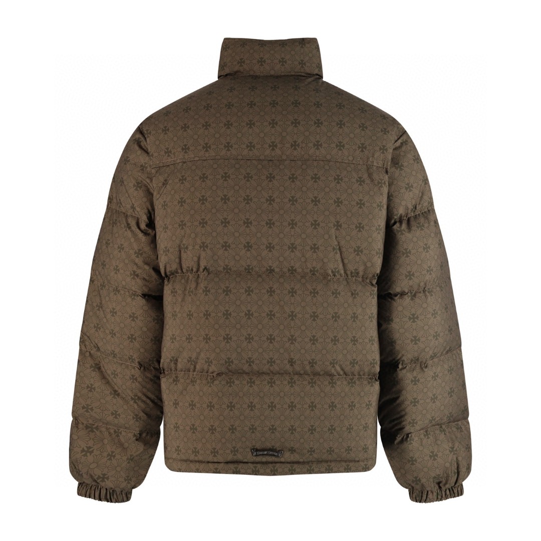 Chrome Hearts 克罗心 暗纹提花羽绒服 夹克 外套 保暖 长袖 E0