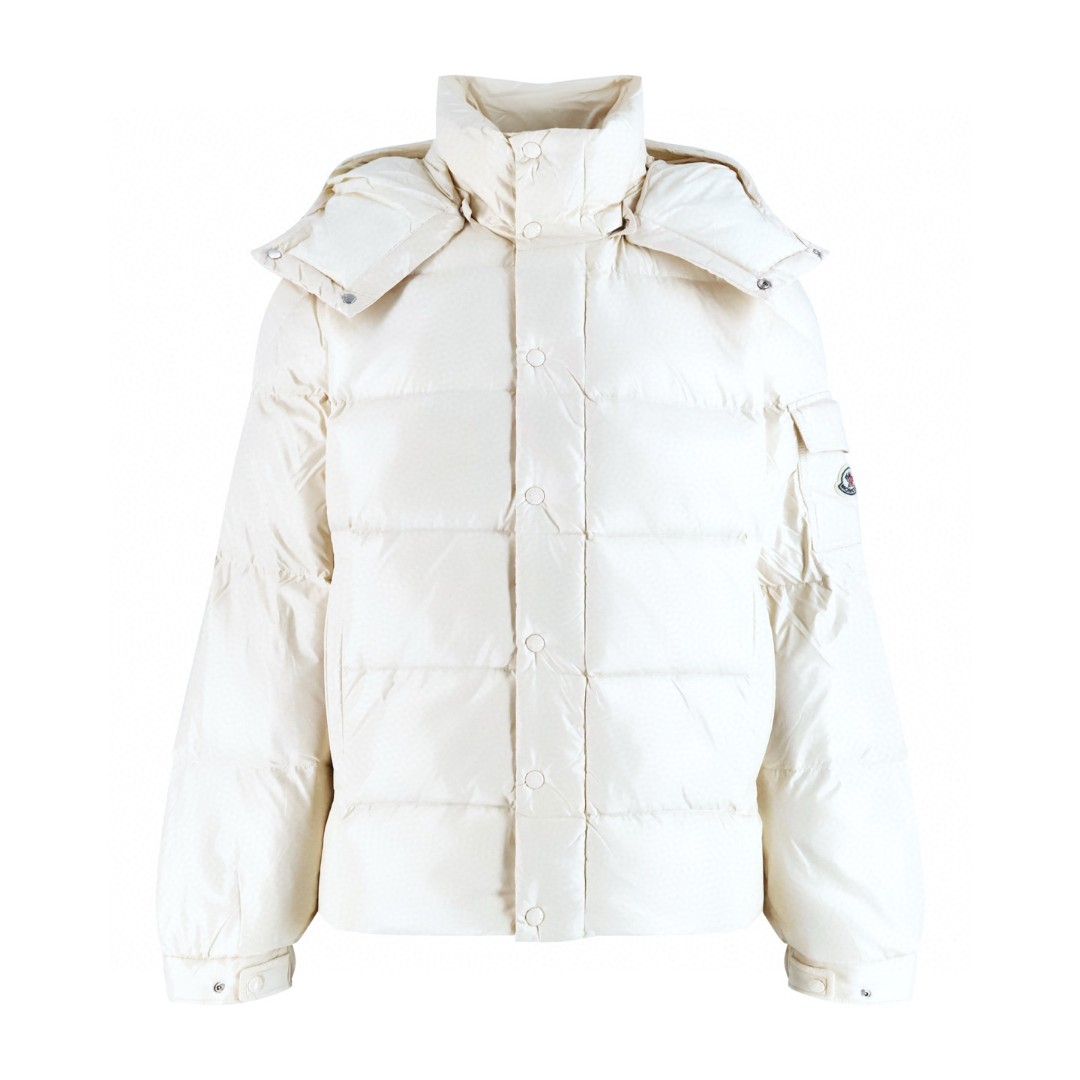 Moncler 蒙口 70周年漆面羽绒服 保暖 外套 夹克 白色 D0 H20911A00256539AQ032