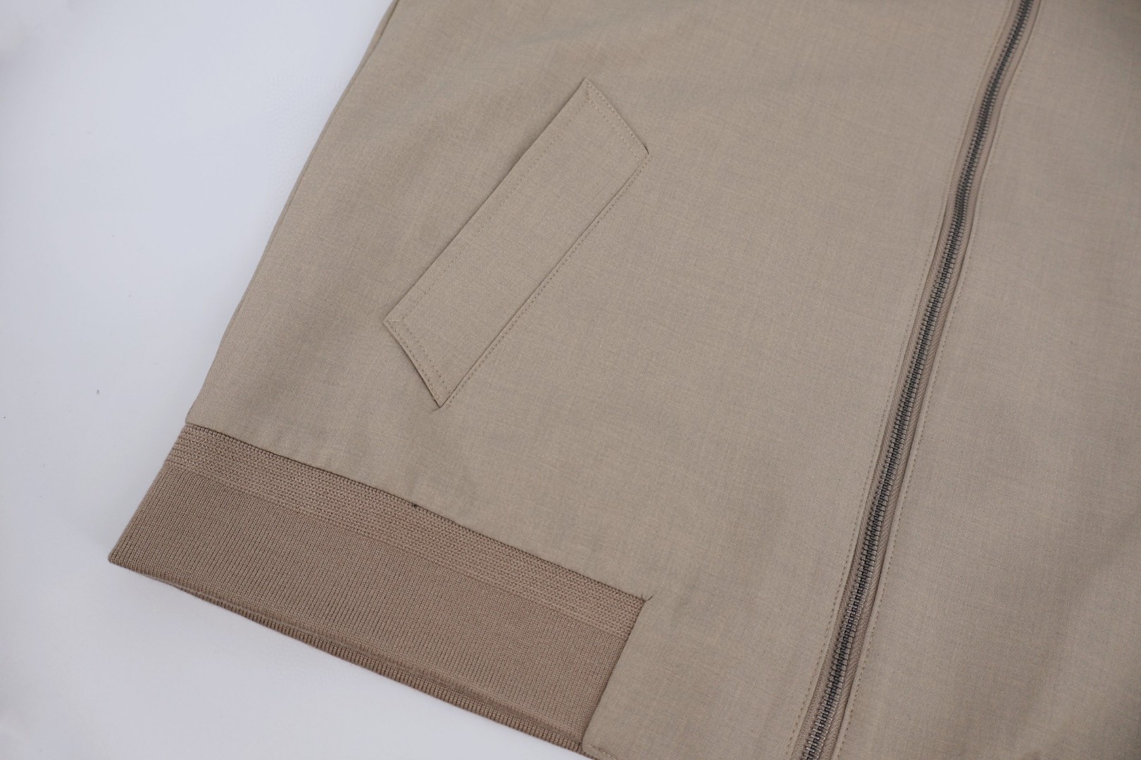 LOEWE 罗意威 纯色羊毛混纺亚麻拉链夹克 外套 长袖 C0 H526Y02WC1-8586