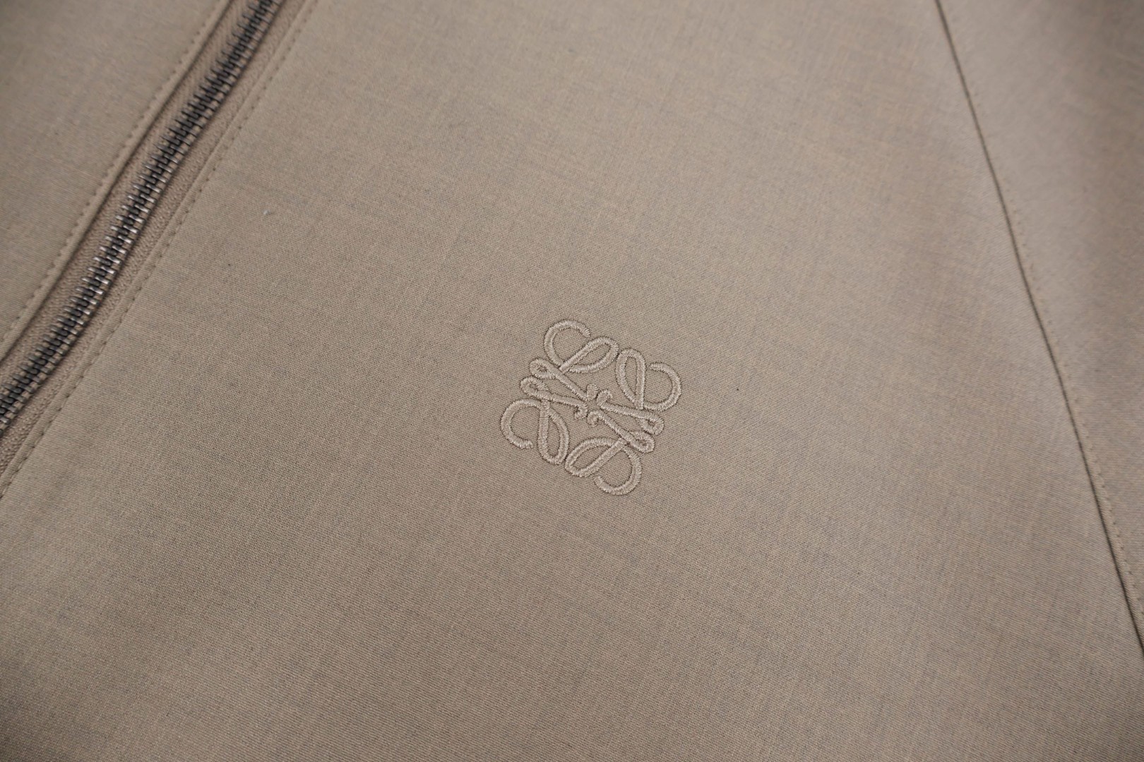 LOEWE 罗意威 纯色羊毛混纺亚麻拉链夹克 外套 长袖 C0 H526Y02WC1-8586