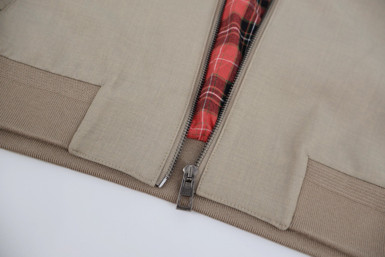 LOEWE 罗意威 纯色羊毛混纺亚麻拉链夹克 外套 长袖 C0 H526Y02WC1-8586