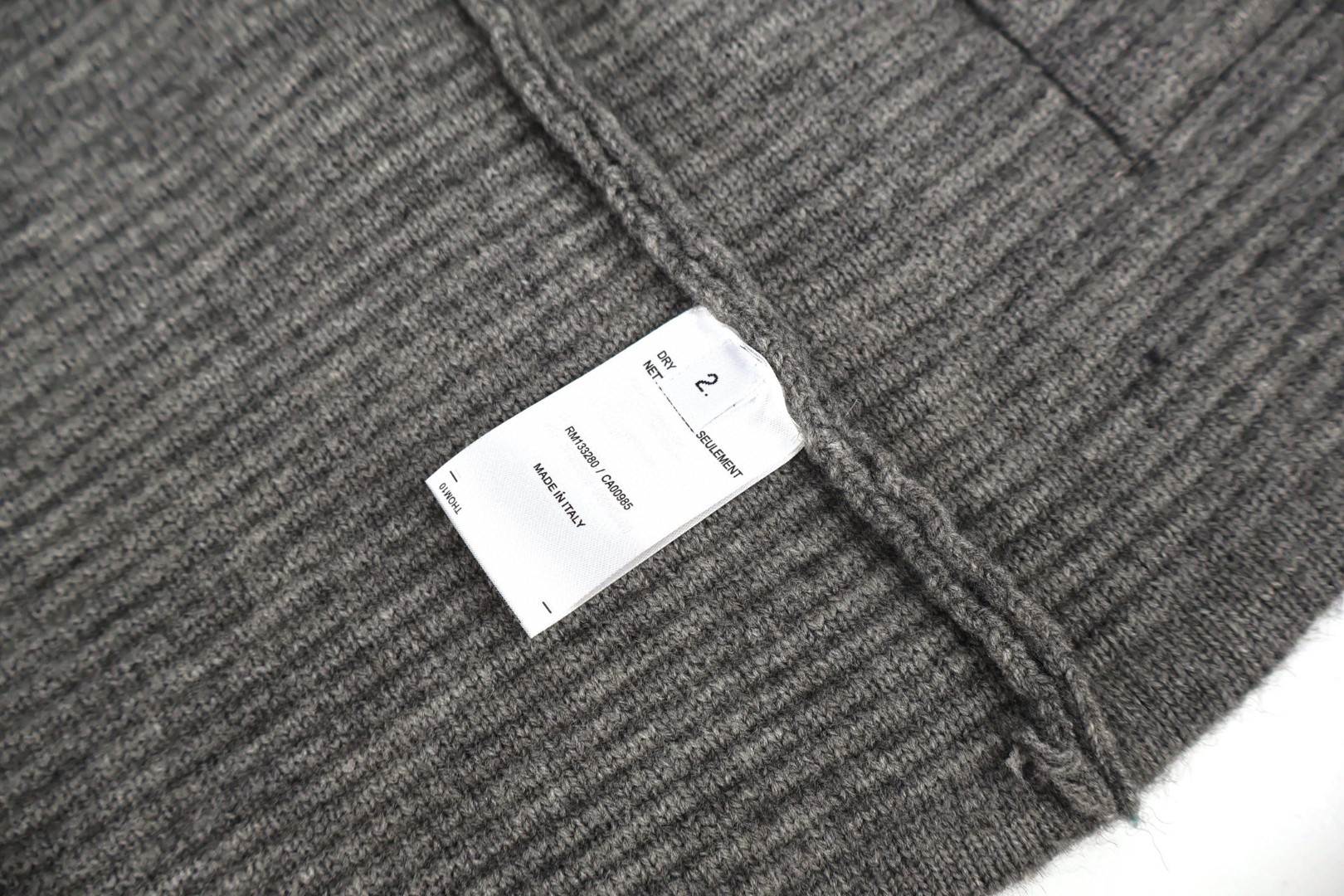 THOM BROWNE 双头拉链连帽外套 毛衣 夹克 长袖 灰色 蓝色 白色 B0