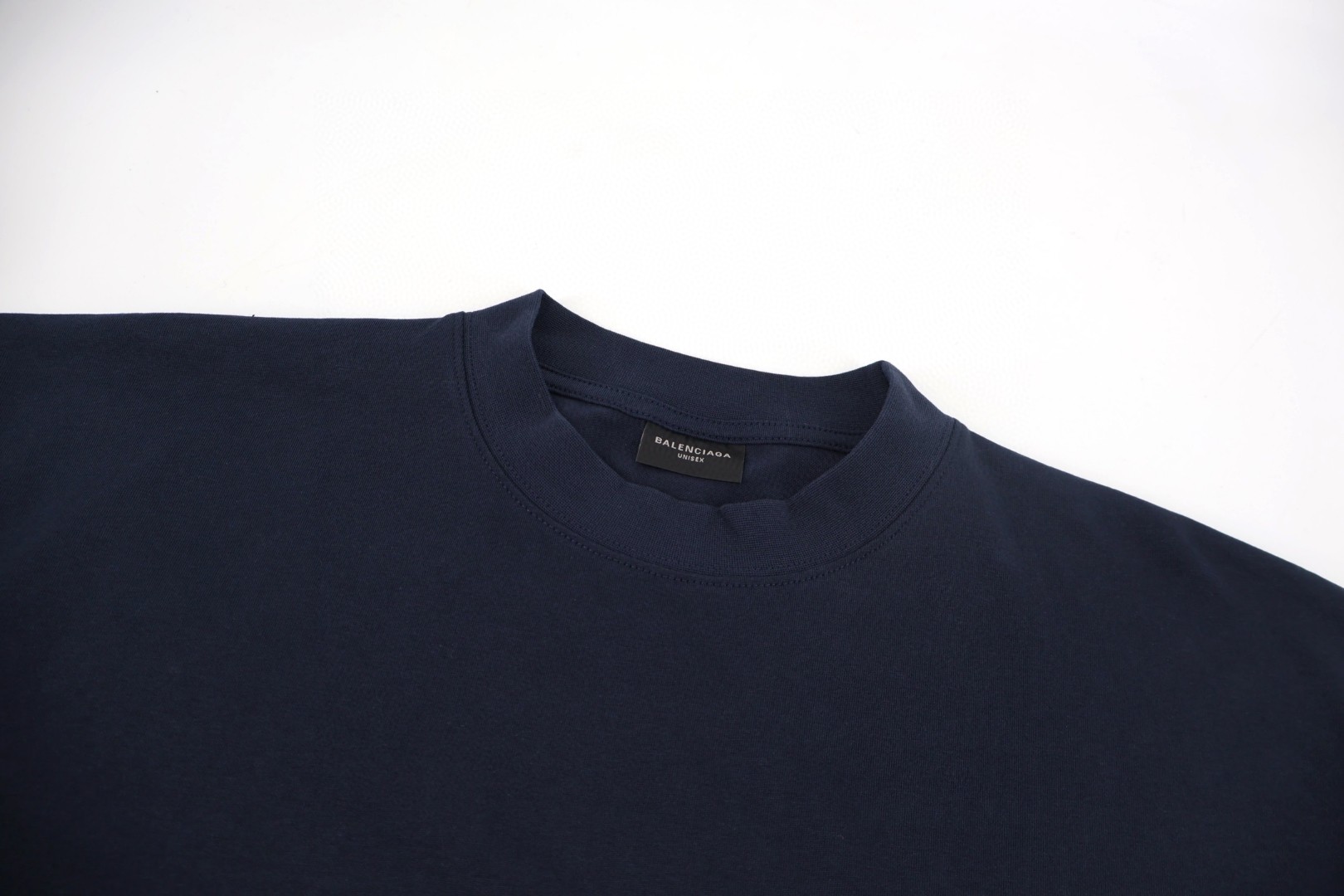 Balenciaga 巴黎世家 3B前后刺绣T恤 卫衣 长袖 蓝黑色 白色 A5 720250TPVD79065